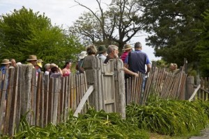 Hill End fences keep the Group in line.