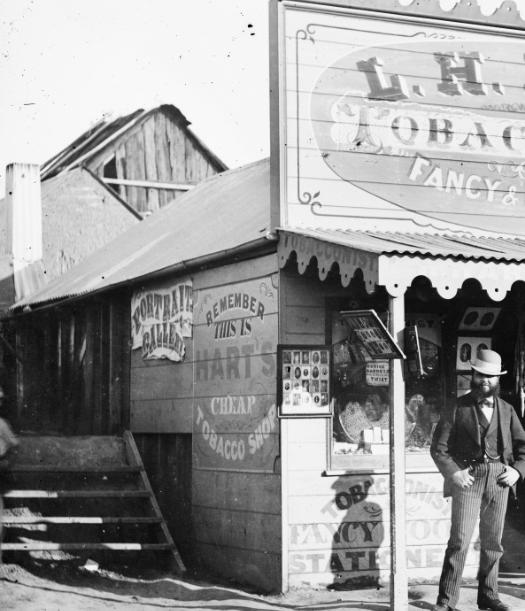 Details from L.H. Hart, tobacconist, Hill End ON 4 Box 8 No 18736 State Library of NSW Digital order no: a2822621