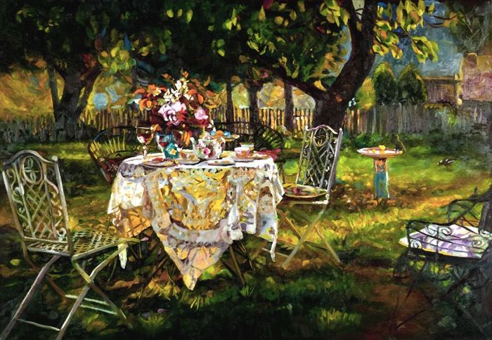 Autumn Evening under the Apricot Tree 2010, Rosemary Valedon Reproduced with kind permission of the artist